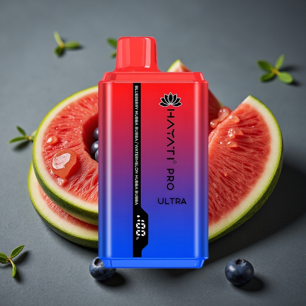 Hayati Pro Ultra 15000 Puffs Enkratna Vape Borovnica Hubba Bubba Lubenica Hubba Bubba