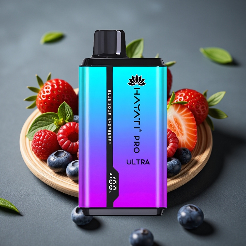 Hayati Pro Ultra 15000 Puffs Enkratna Vape Borovnica Jagoda Mentol Borovnica Malina Mentol
