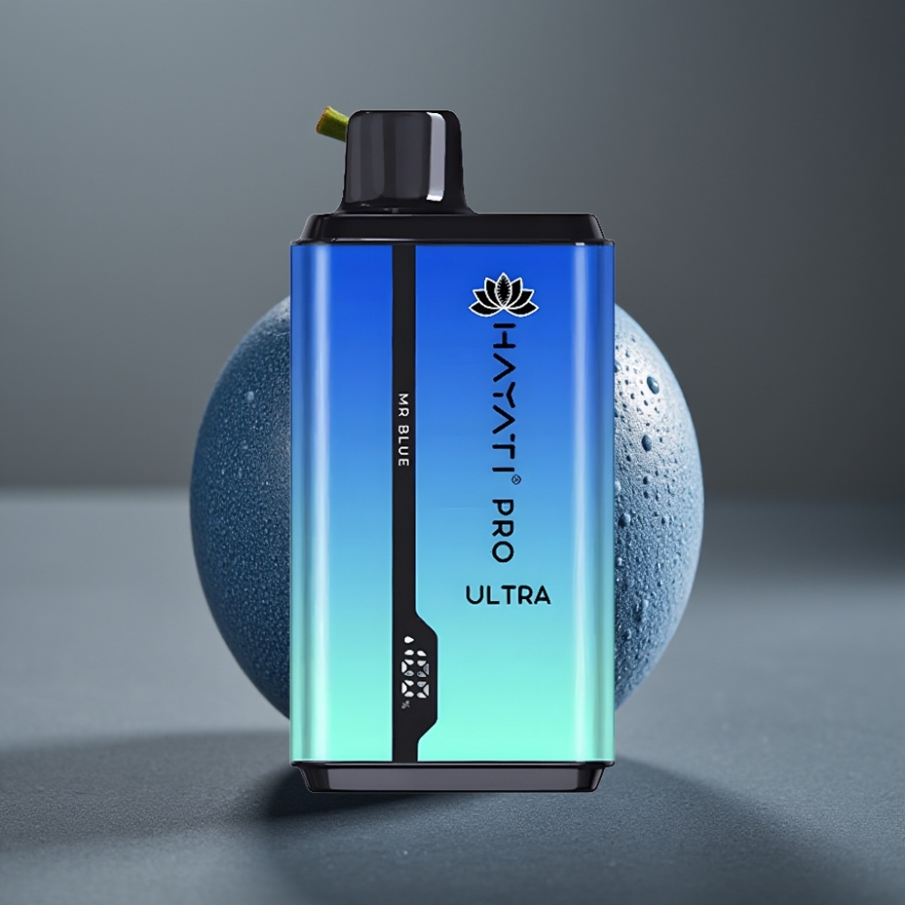 Hayati Pro Ultra 15000 Puffs Enkratna Vape Gospod Modri z 850mAh baterijo