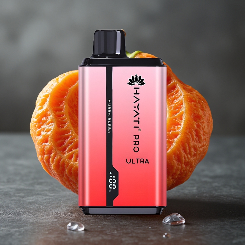 Hayati Pro Ultra 15000 Puffs Enkratna Vape Hubba Bubba z 49 okusi in 2×12ml tekočine