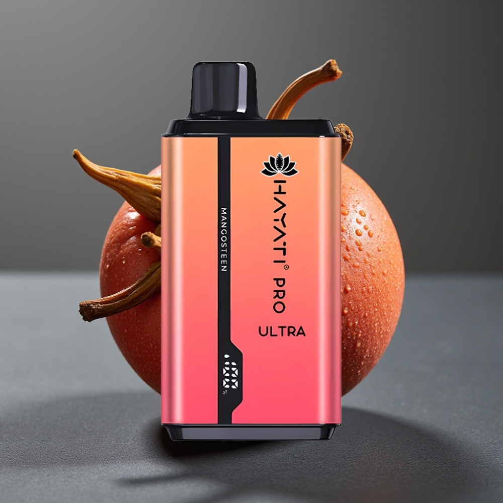 Hayati Pro Ultra 15000 Puffs Mangostan Enkratna Vape z 49 Okusi in 850mAh Baterijo