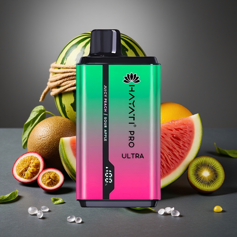 Hayati Pro Ultra 15000 Puffs Slovenija vape supplier Enkratna Vape Lubenica Kivi Pasijonka