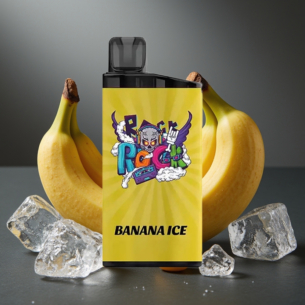 IGET Bar 3500 Puffs Bananasti Led Enkratna Vape z 1400 mAh baterijo