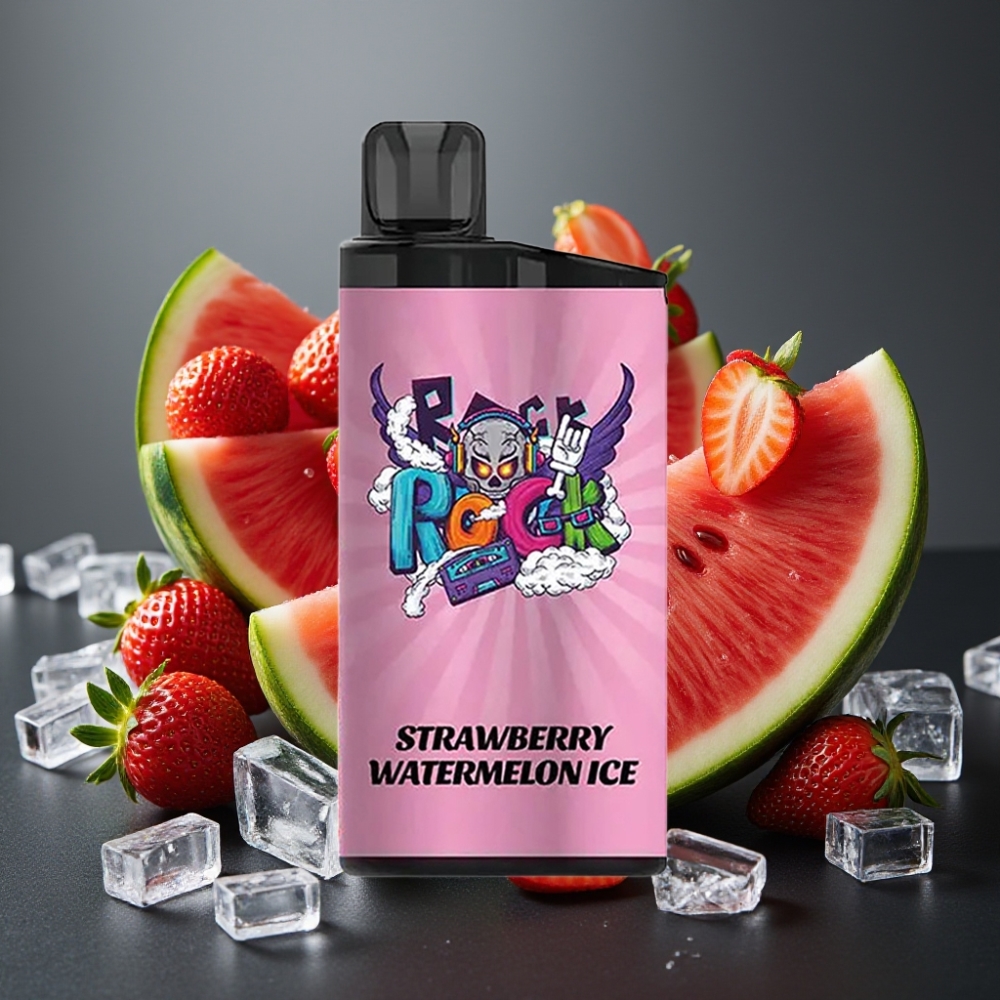 IGET Bar 3500 Puffs Enkratna Vapa Jagoda Lubenica Led PC+ALU