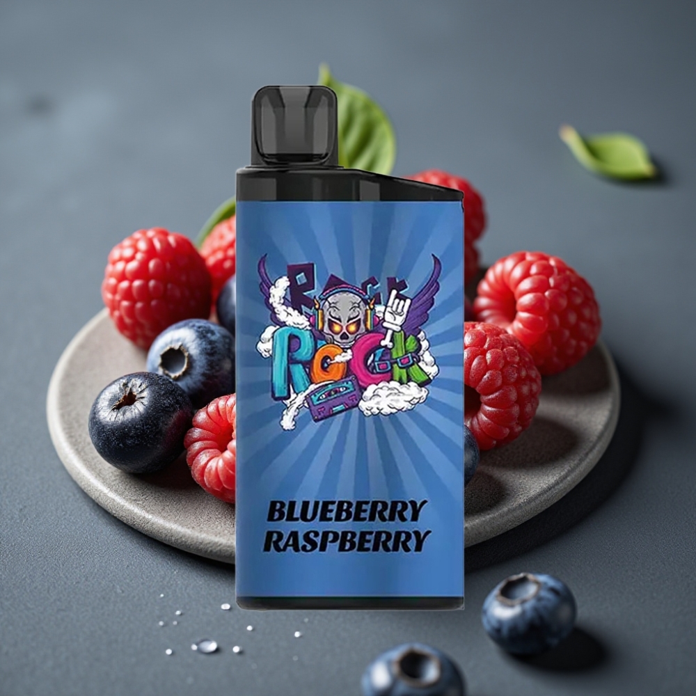 IGET Bar 3500 Puffs Enkratna Vape Borovnica Malina 1.2 Ohm Mesh Coil