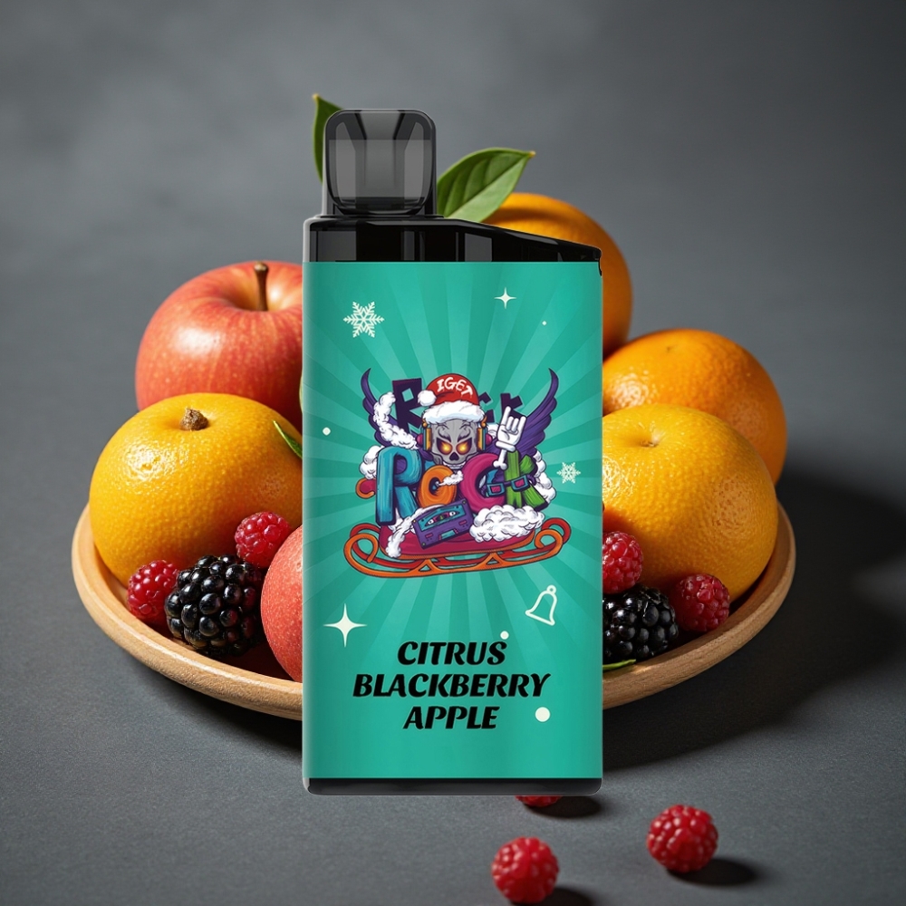IGET Bar 3500 Puffs Enkratna Vape Citrus Črni Bor Apple 1400 mAh