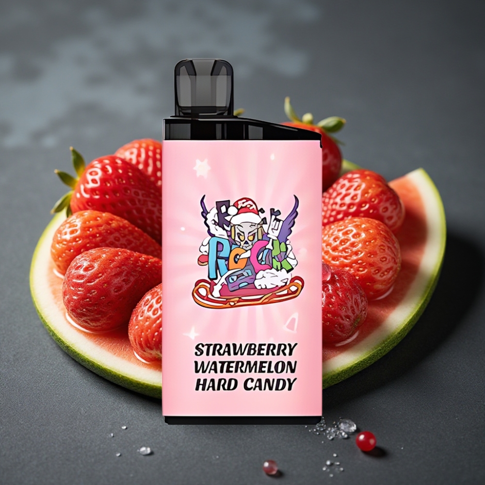 IGET Bar 3500 Puffs Enkratna Vape Jagoda-Lubenika Trdi Bonboni z 1400 mAh