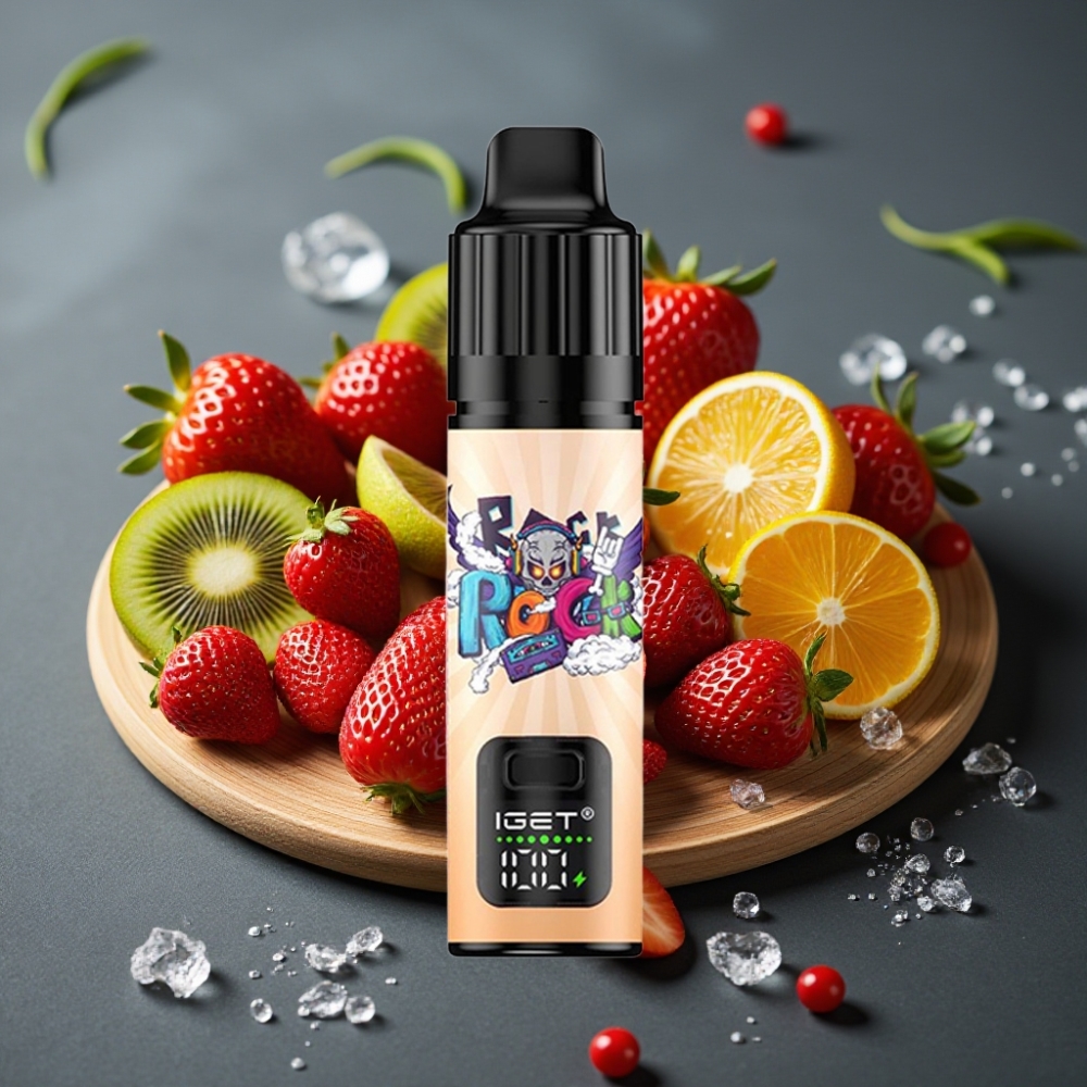 IGET BAR PLUS S3 POD 10000 Puffs Enkratna Vape Jagoda Kivi Led 18 ml