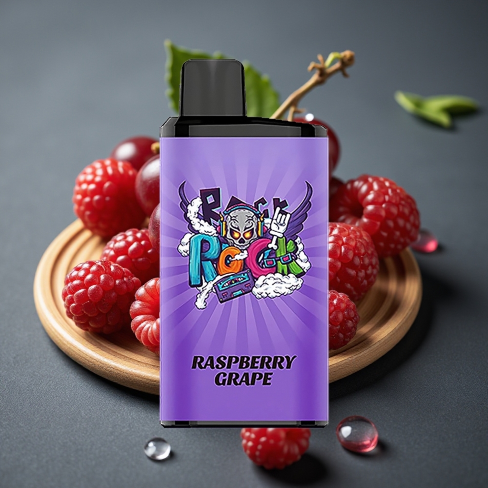 IGET Bar Pro 10000 Puffs Enkratna Vape Malina Grozdje 2000 mAh