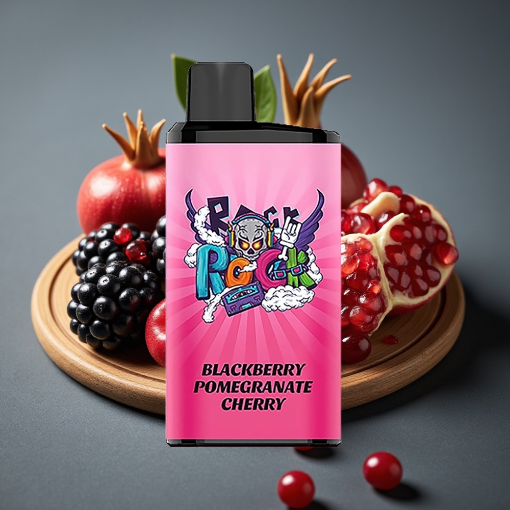 IGET Bar Pro 10000 Puffs Enkratna e-cigareta Bramora Granatna jagoda Češnja 2000 mAh