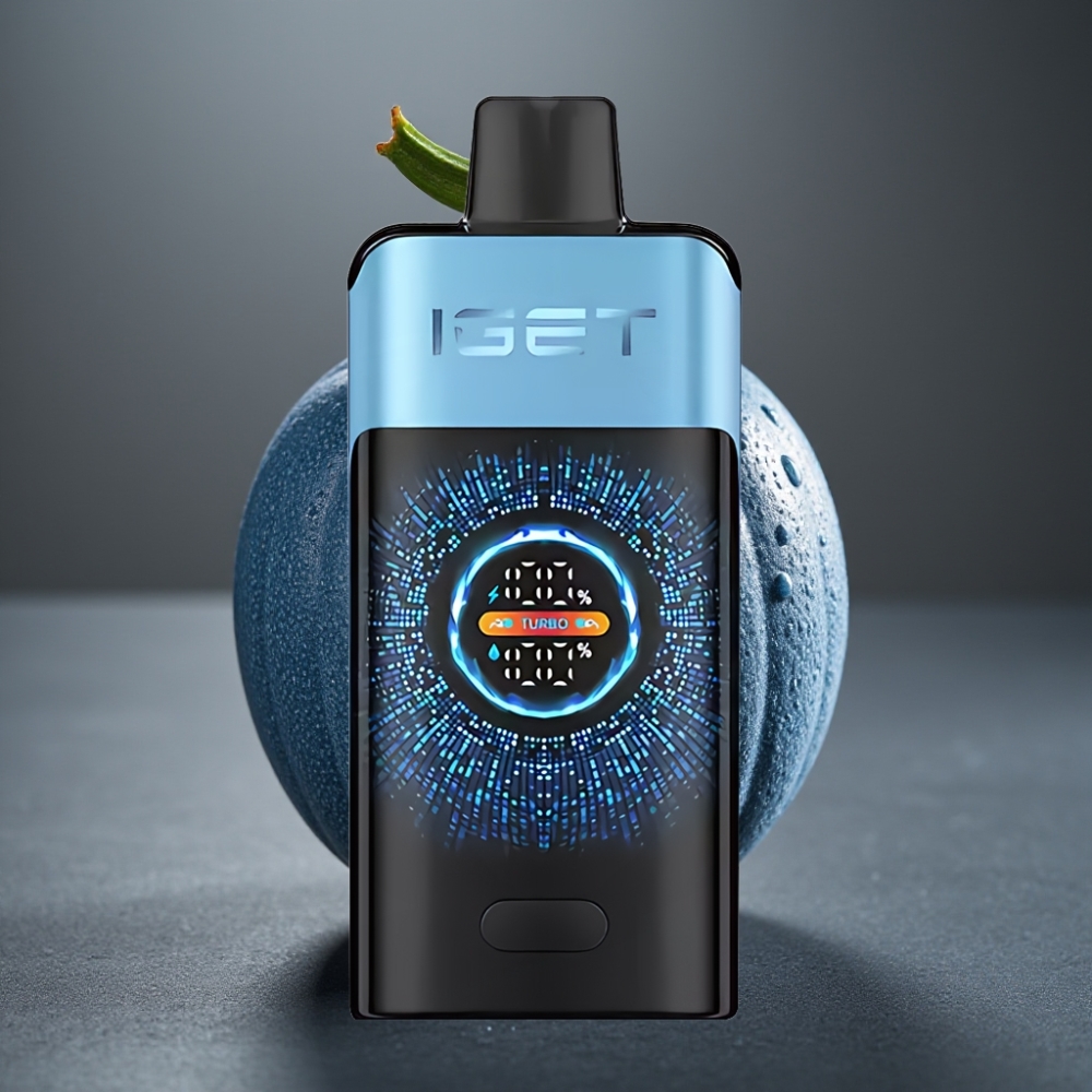 IGET ONE 12000 Pote Enkratna Vape Modri Pošast s 2700 mAh Baterijo in 0,6 ohm Dvojno Mrežno Tuljavo