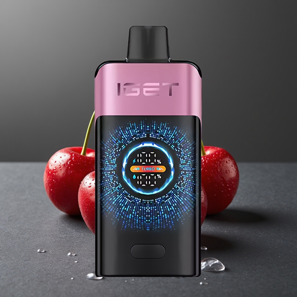 IGET ONE 12000 Puffs Enkratna Vape Češnja Pošast z 2700 mAh Baterijo