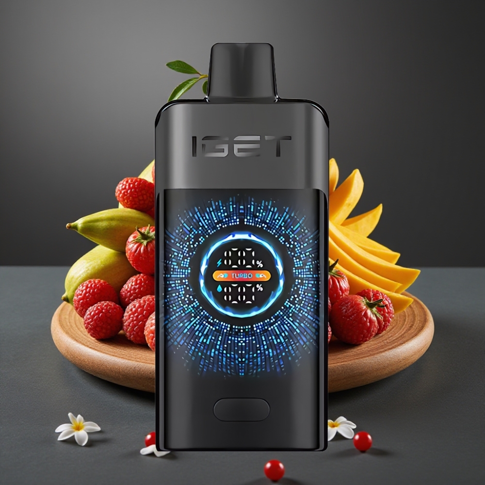 IGET ONE 12000 Puffs Enkratna Vape Črni Gozd z 2700 mAh Baterijo