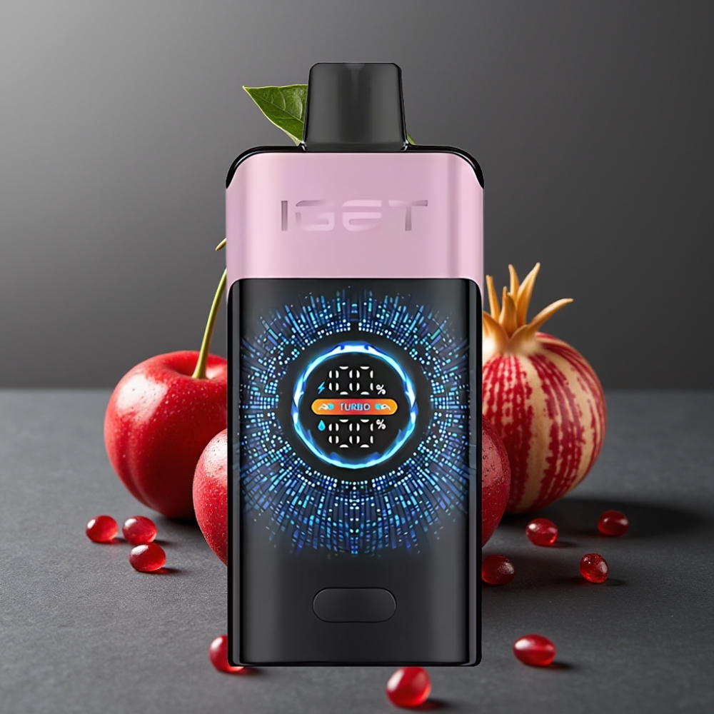 IGET ONE 12000 Pufi Enkratna Vapa Češnja Granatno Jabolko 2700 mAh