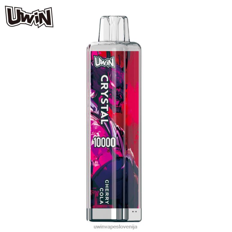 UWIN Vape Ljubljana - češnjeva kola UWIN CRYSTAL 10000 vape za enkratno uporabo P8BL013