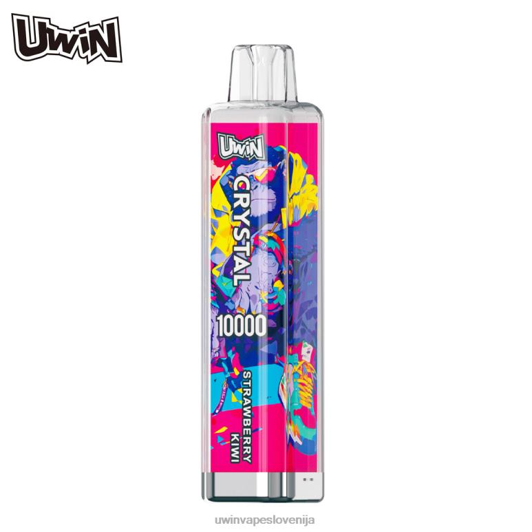 UWIN Vape Polnilna - jagodni kivi UWIN CRYSTAL 10000 vape za enkratno uporabo P8BL011