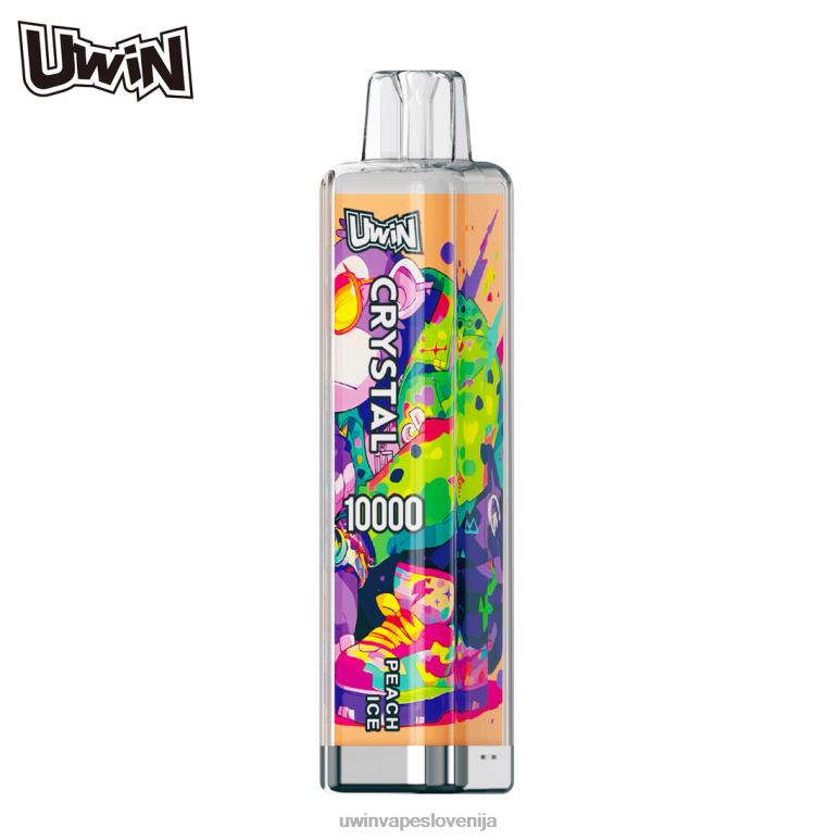 UWIN Vape Pregled - breskov led UWIN CRYSTAL 10000 vape za enkratno uporabo P8BL010
