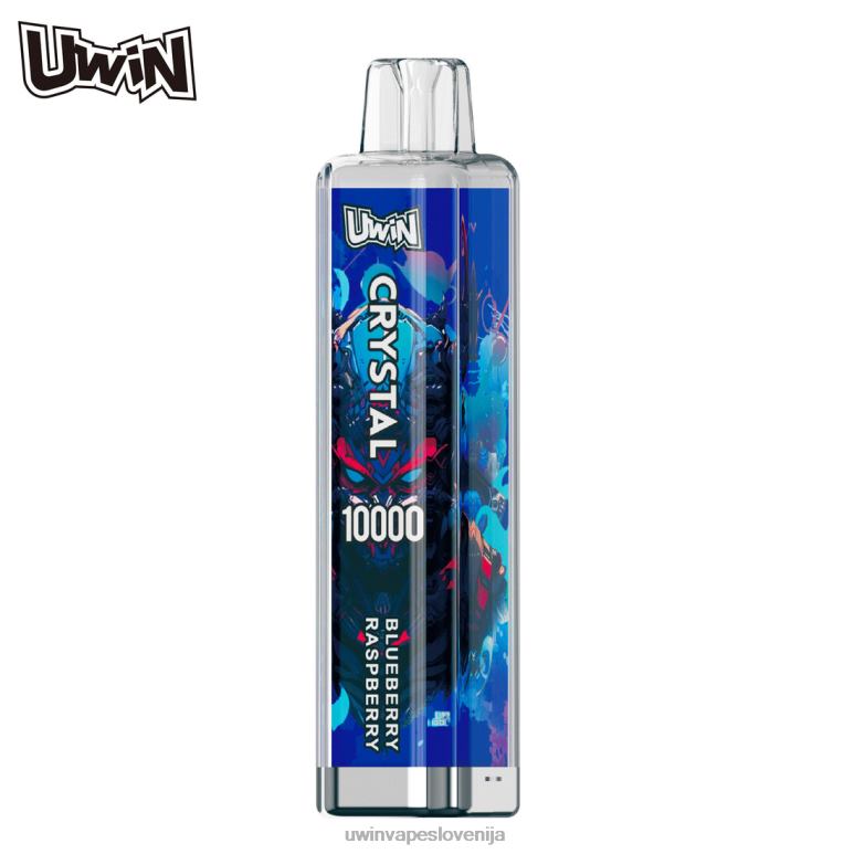 UWIN Vape Slovenija - borovnica malina UWIN CRYSTAL 10000 vape za enkratno uporabo P8BL01